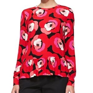 Kate Spade rose blouse
